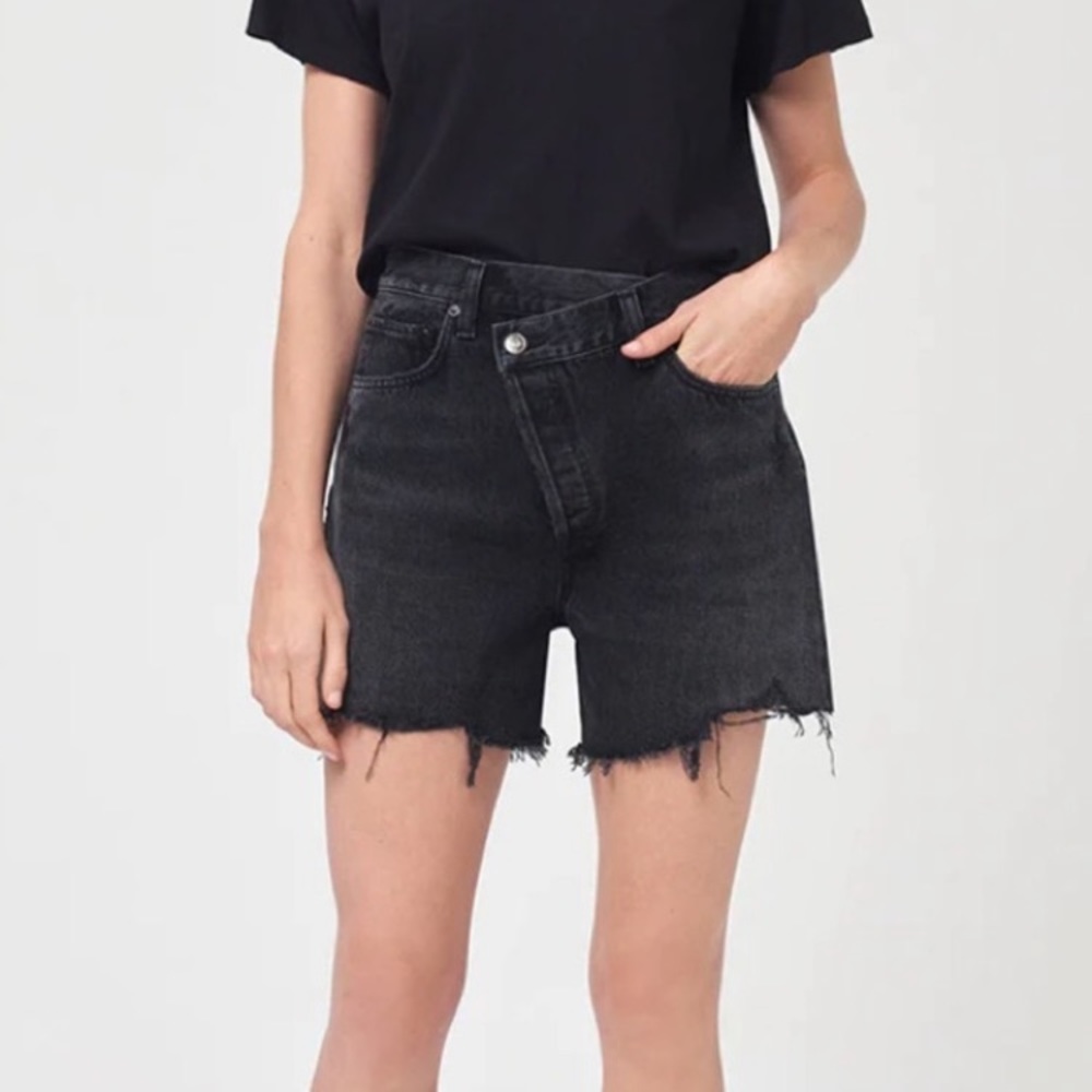 Agolde Criss Cross Denim Short